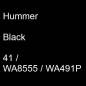 Preview: Hummer, Black, 41 / WA8555 / WA491P.